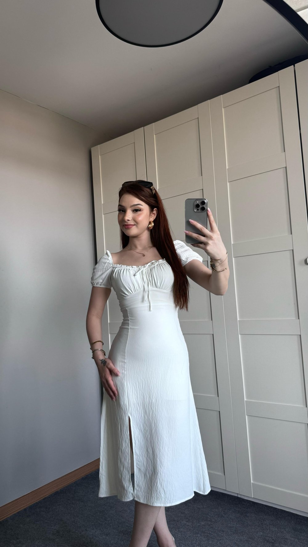 Maria Beyaz Elbise