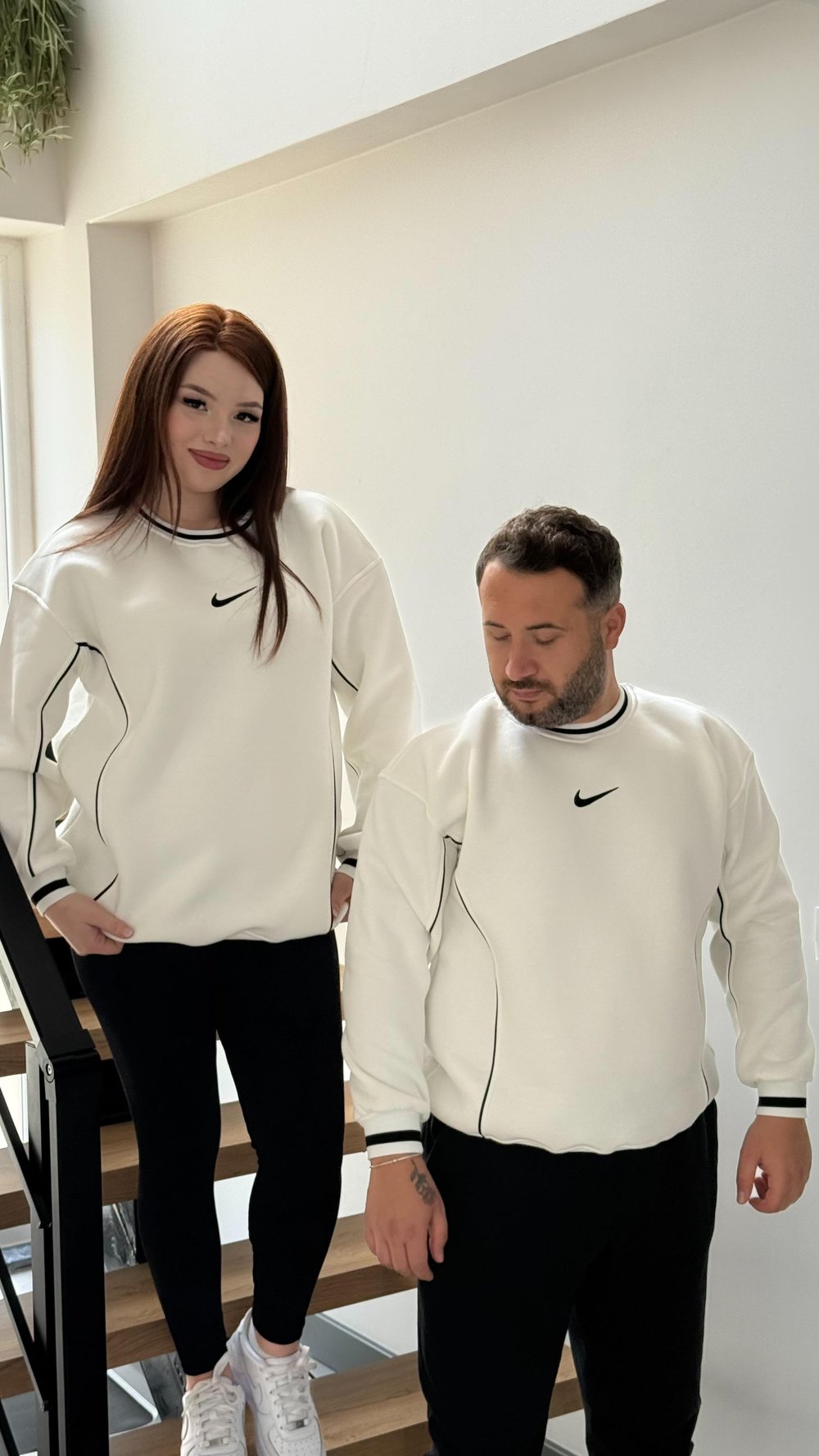Marka Ribana Unisex Sweat Beyaz