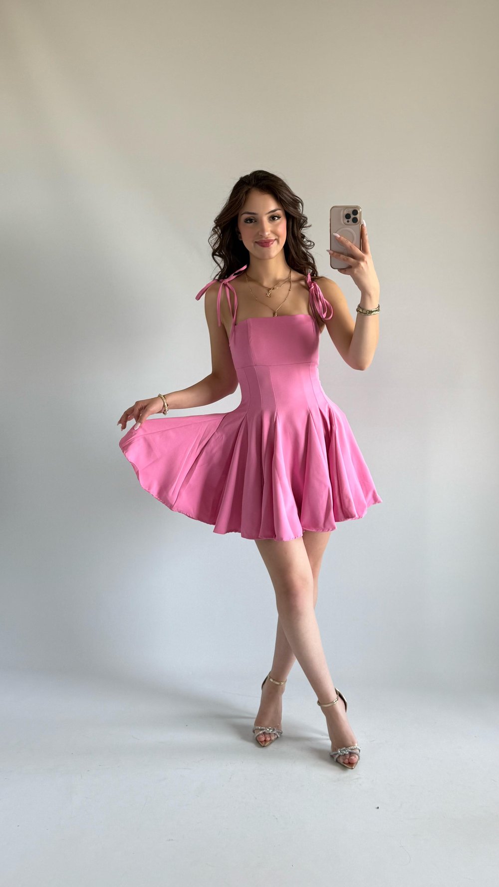 Matilda Pembe Elbise