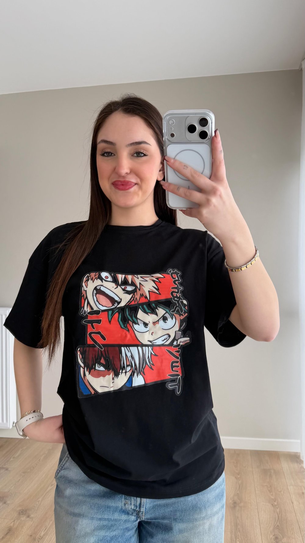 Midoriya Tişört Siyah