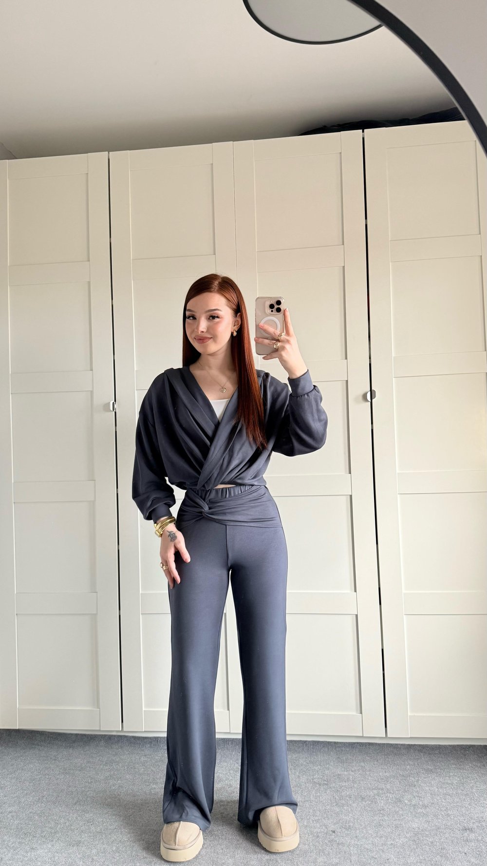 Oys. Kruvaze Modal Eşofman Takımı İndigo