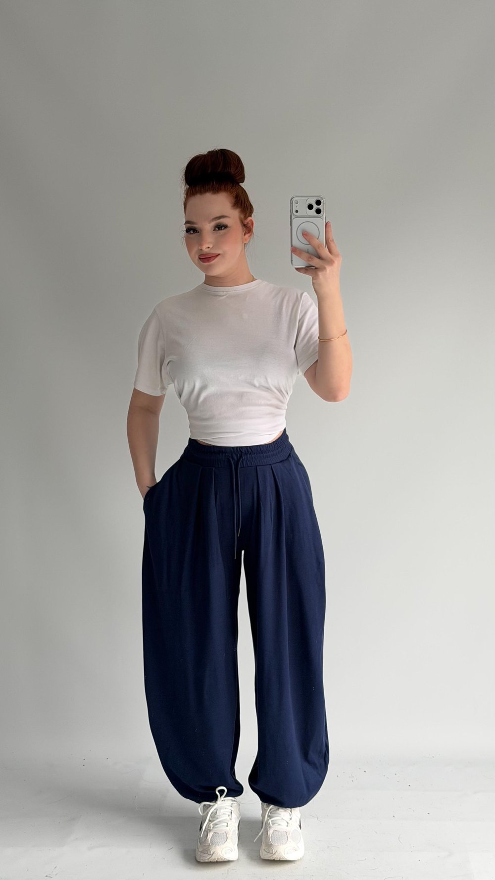 Şalvar Eşofman Oversize Lacivert