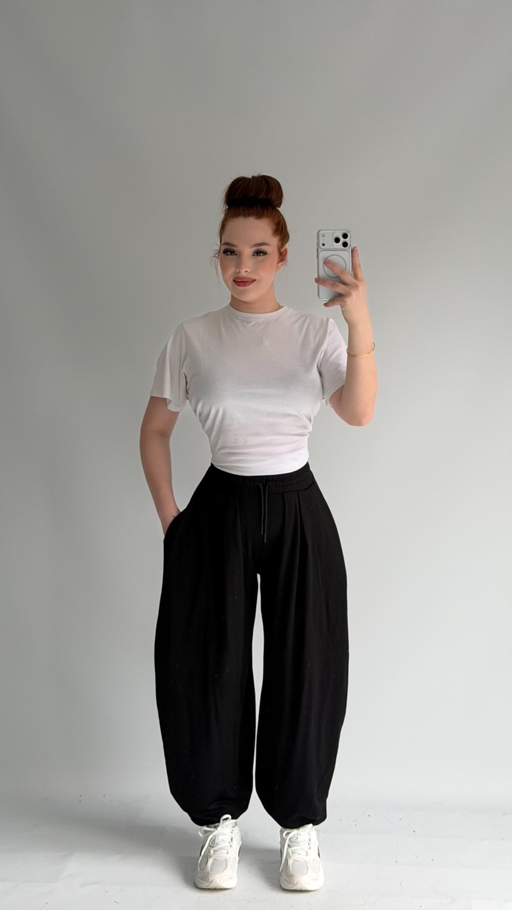 Şalvar Eşofman Oversize Siyah 