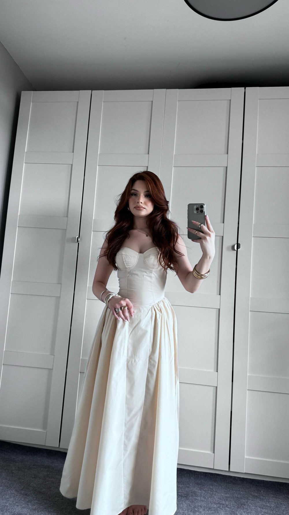 Sofia Ekru Elbise