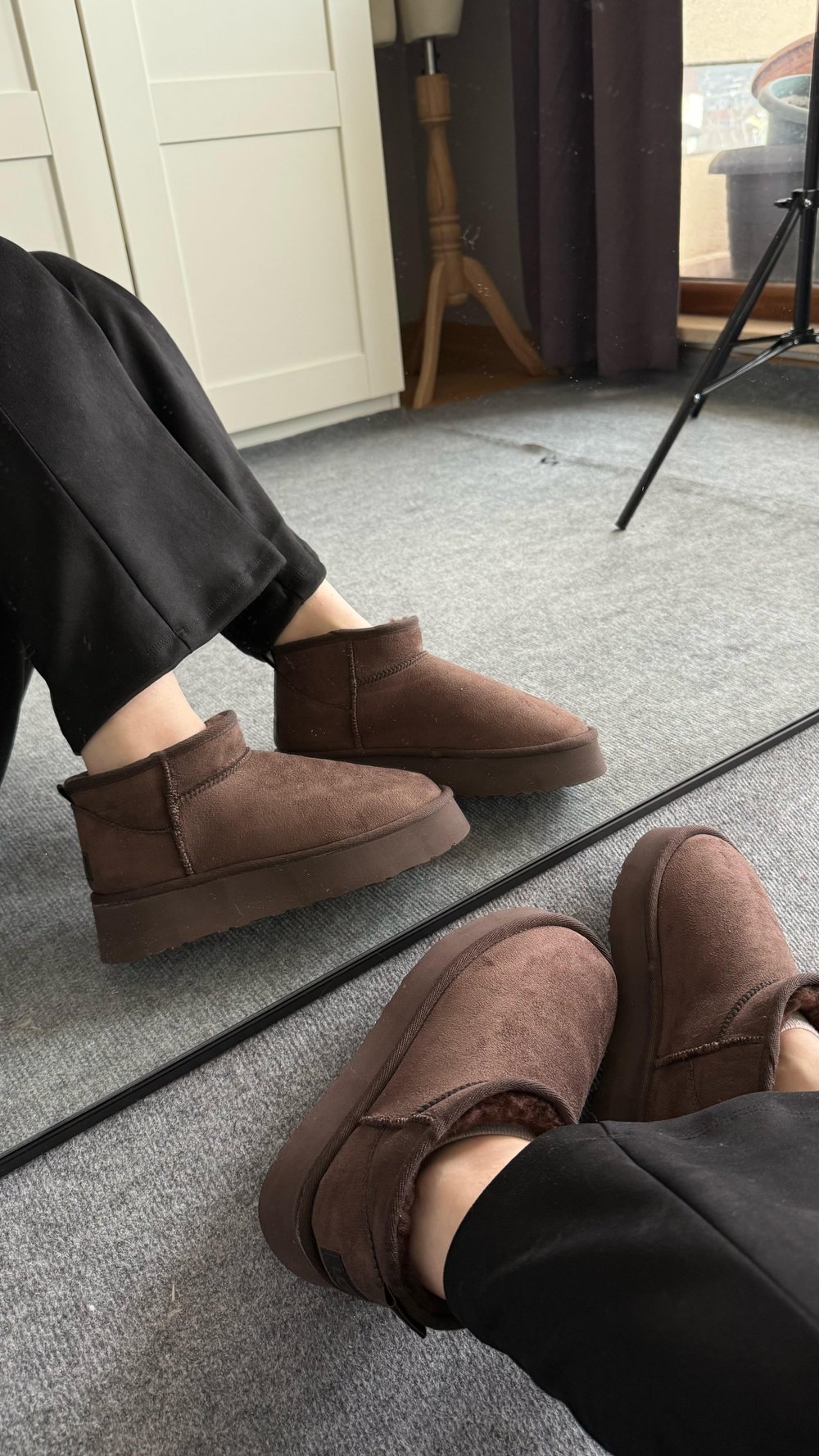 Ugg Bot Orta Taban Acı Kahverengi