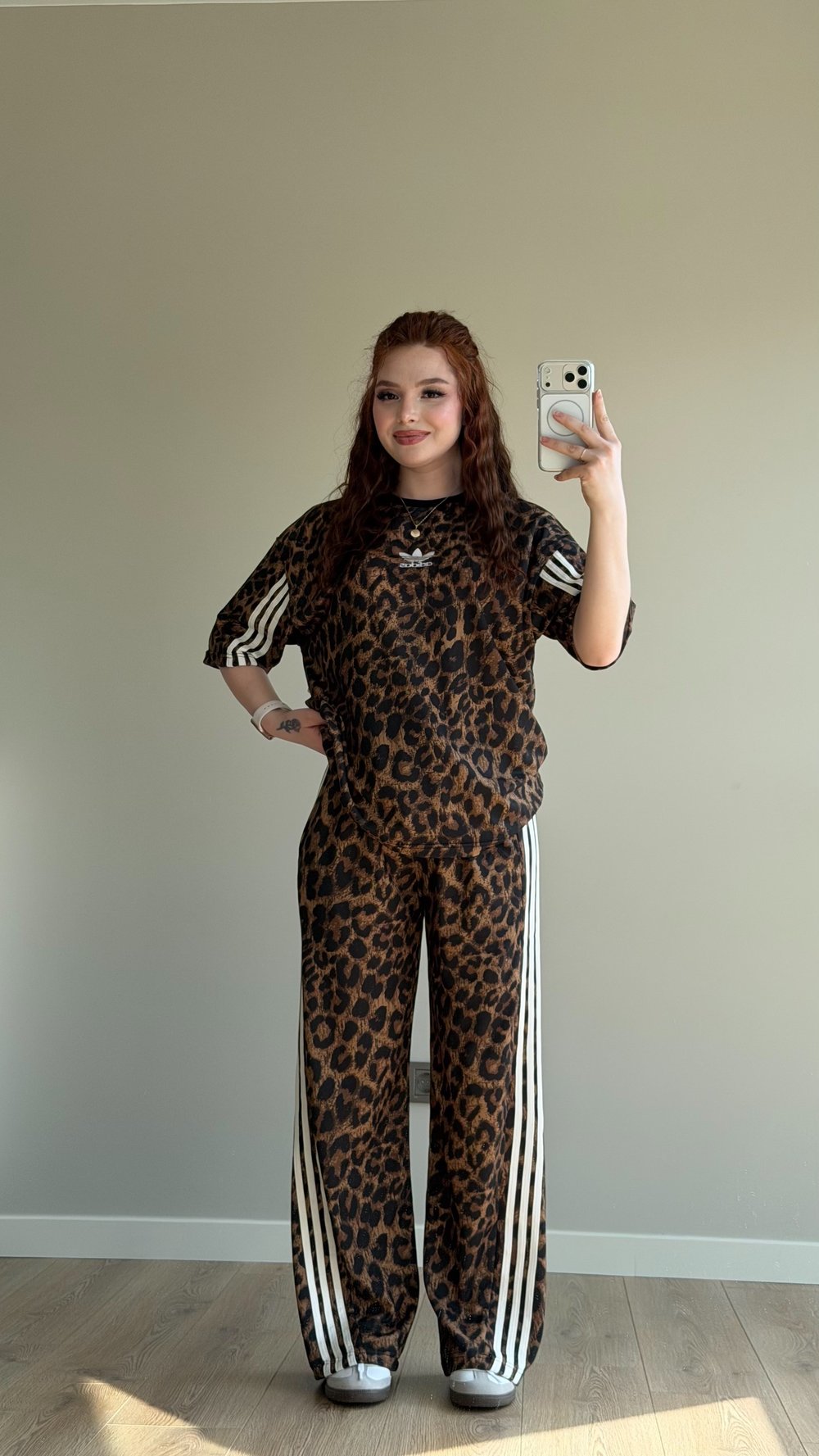 Viral Leopar Eşofman Takım