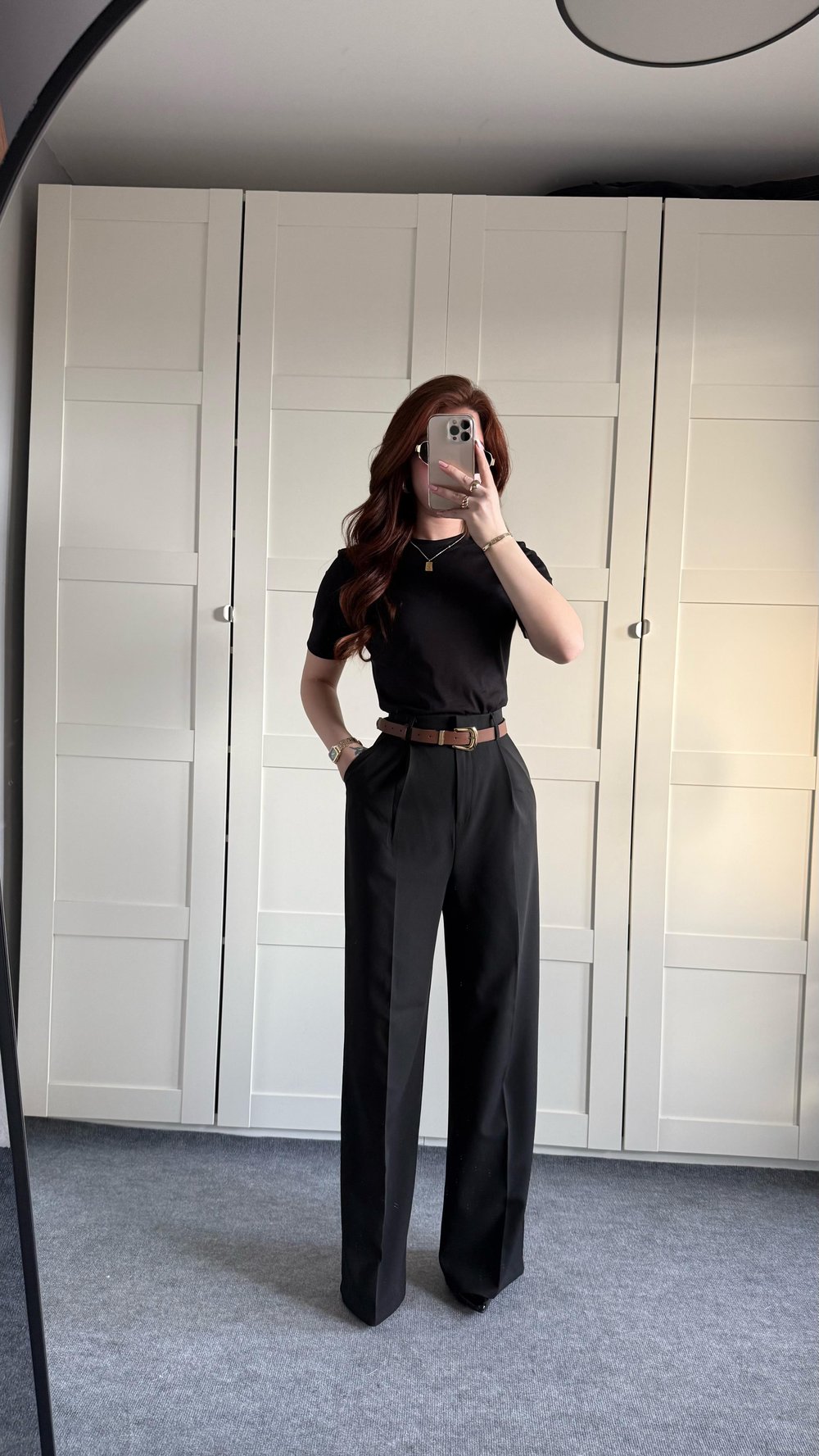 Zara Plazzo Pantolon Siyah