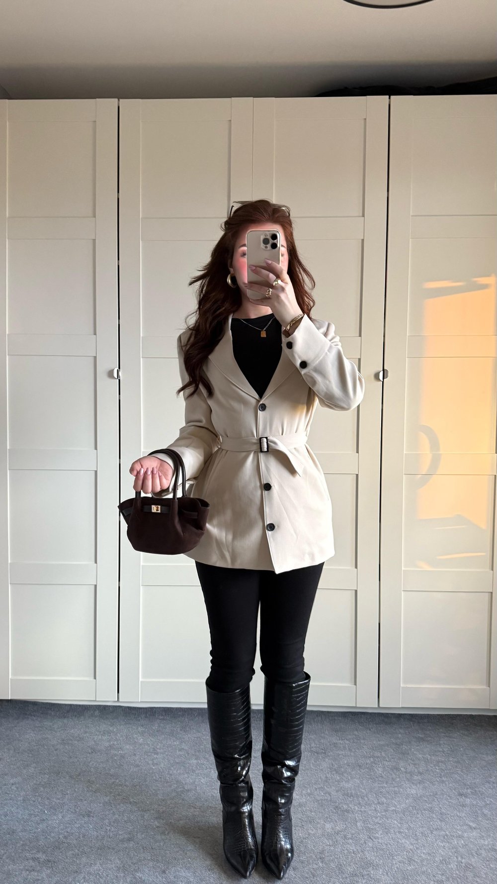 Zara Tasarım Blazer Ceket Bej