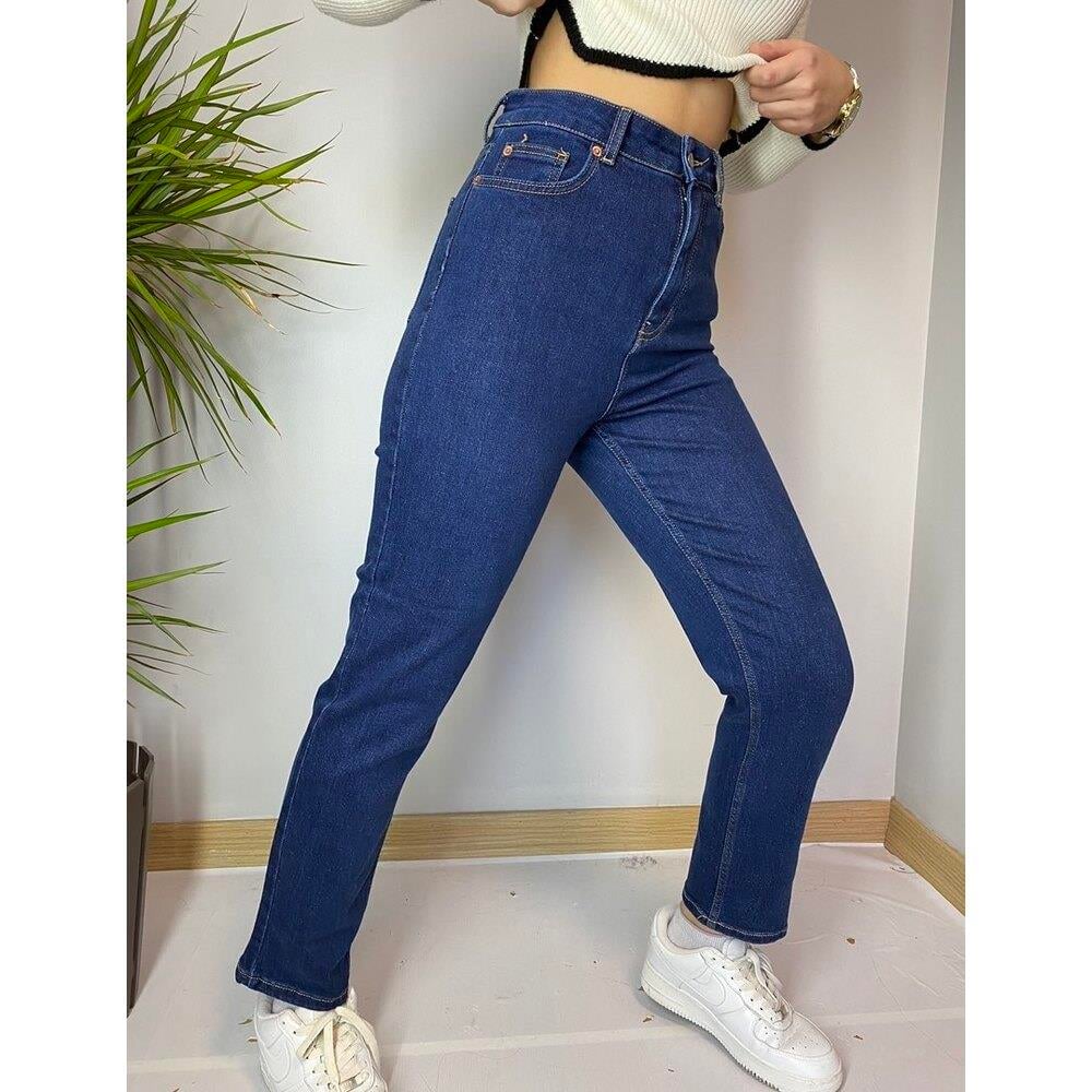 Zara Yüksek Bel Flare Lacivert Jean 
