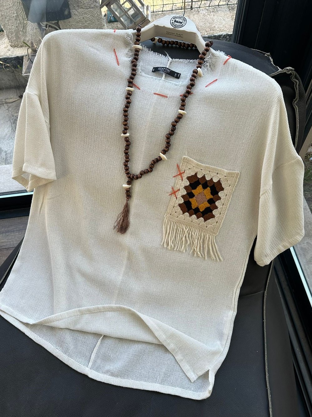 Ethno Carpet Keten T-Shirt