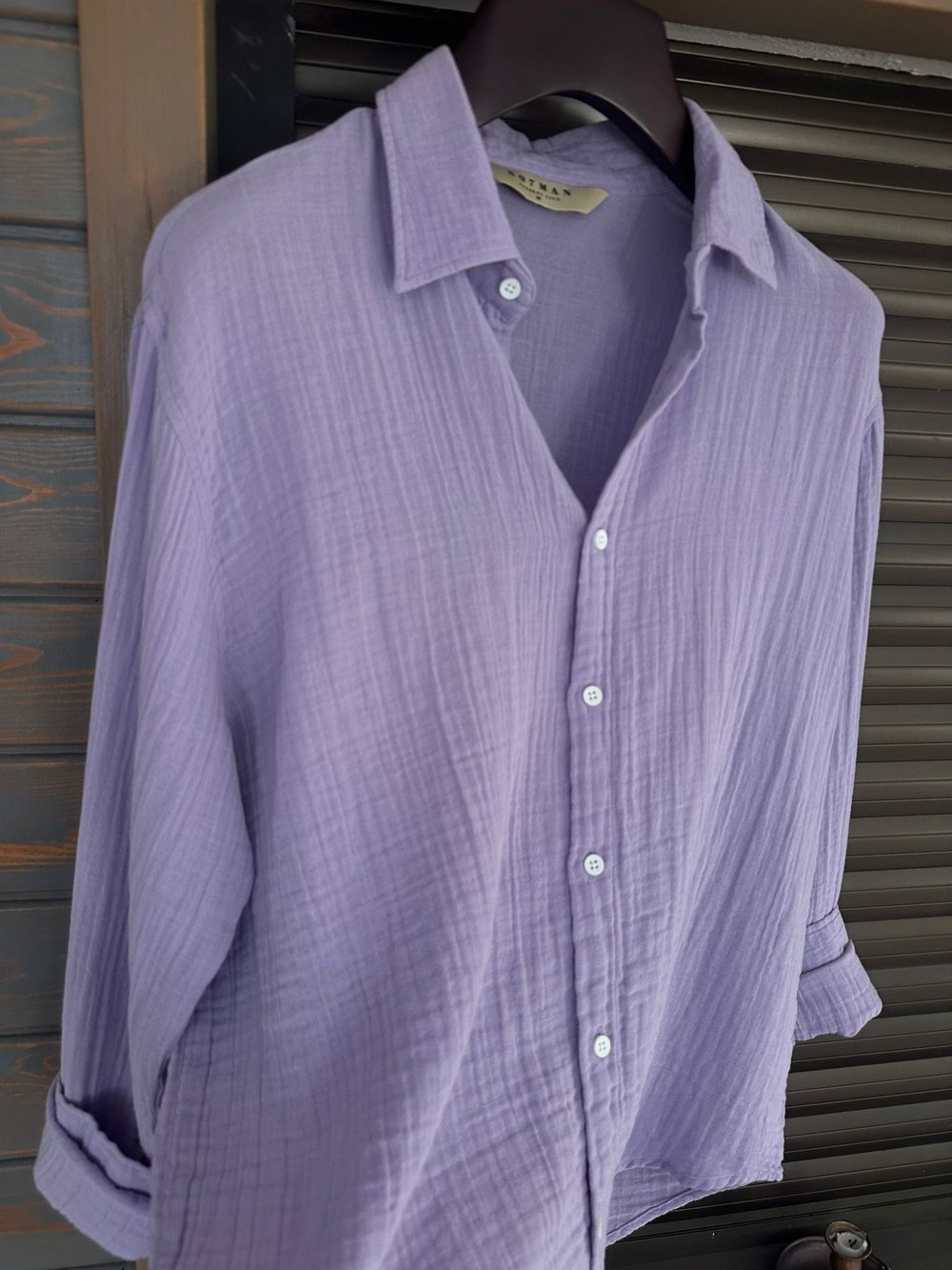 Mikonos Cep Detaylı Basic Müslin Gömlek