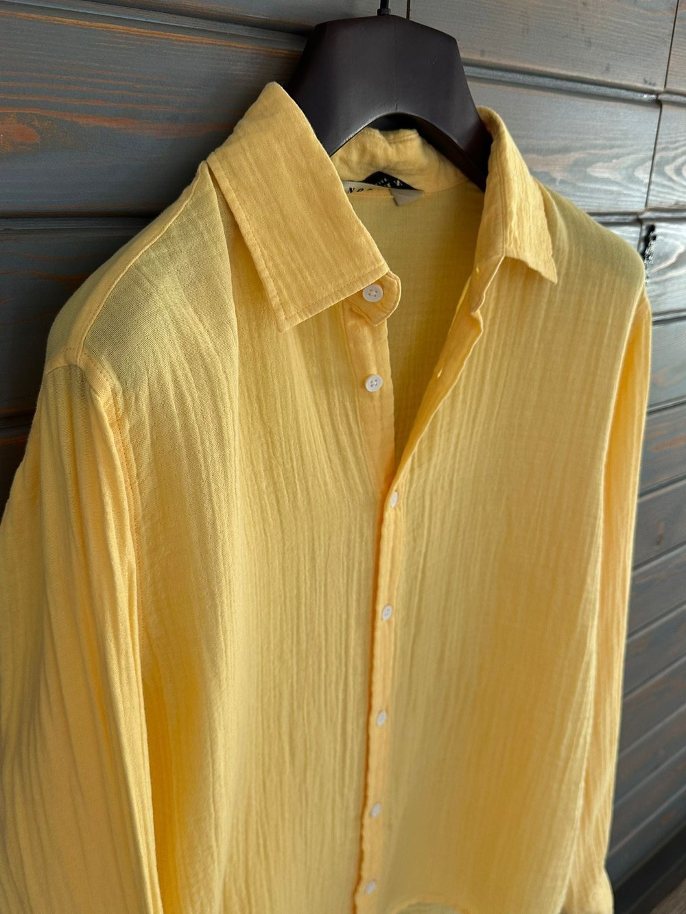 Mikonos Cep Detaylı Basic Müslin Gömlek