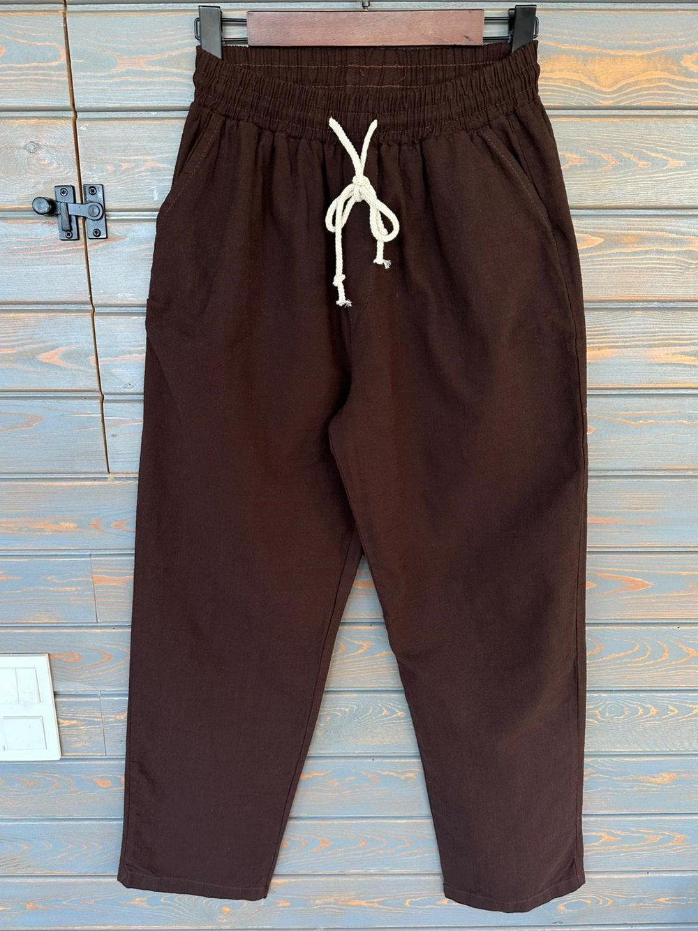 Pamuk Keten Baggy Pantolon