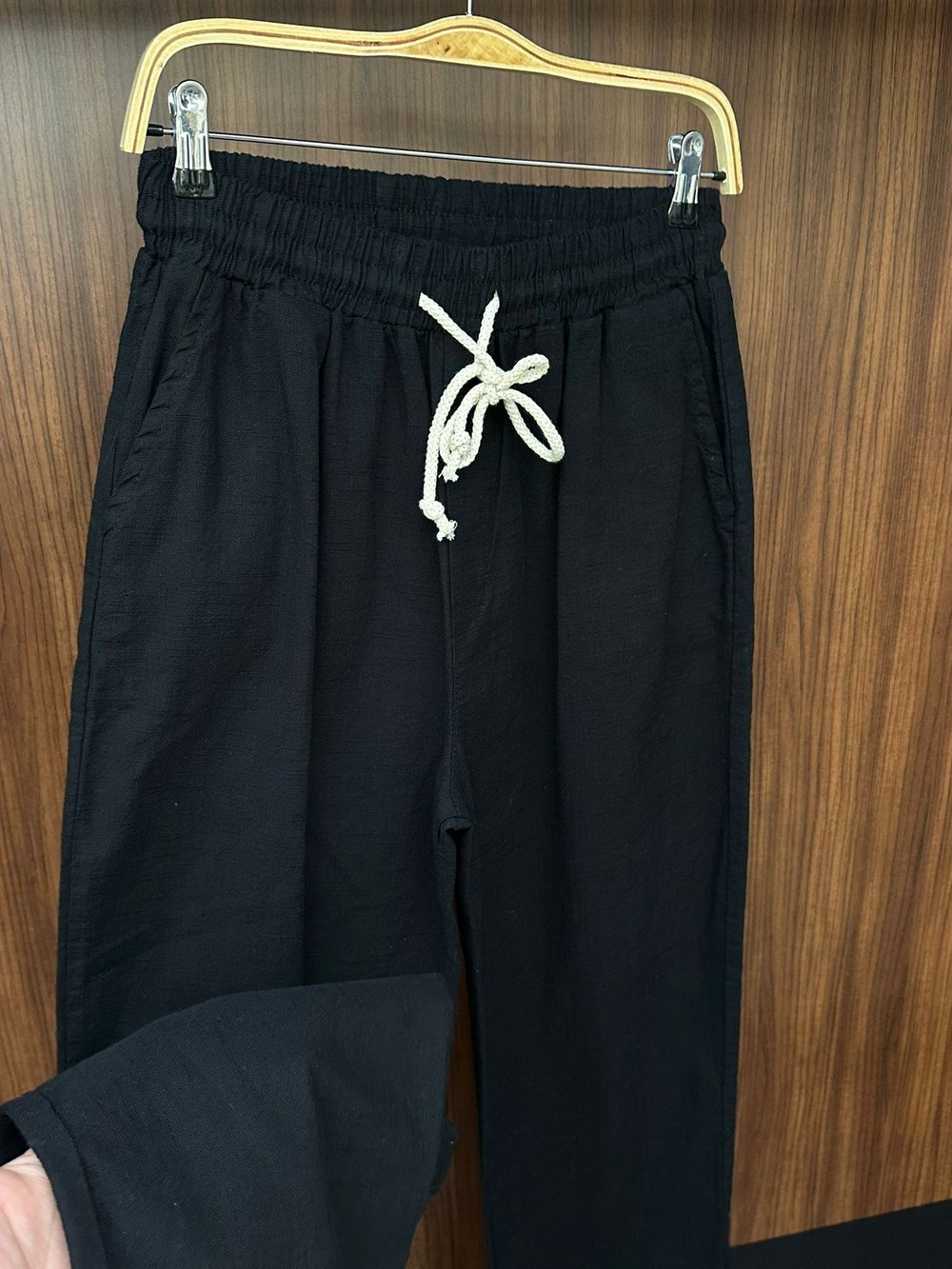 Pamuk Keten Baggy Pantolon