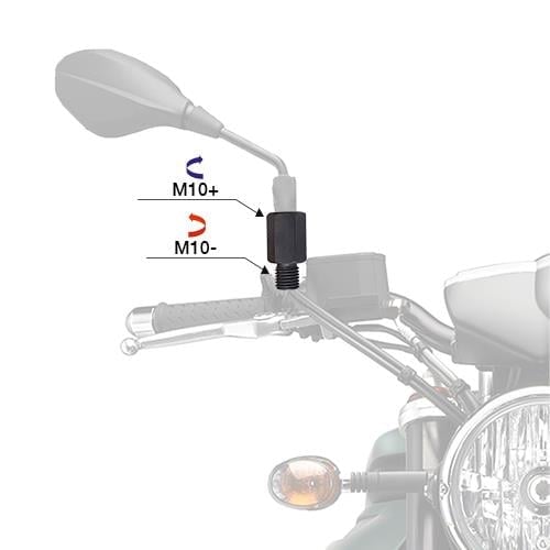 Ayna Aparatı Adaptörü Alt Ters/Üst Düz 10mm