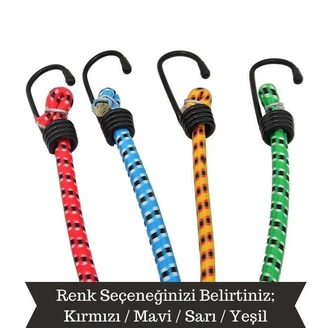 Bagaj Lastiği 9mmx150cm (Karışık Renk)