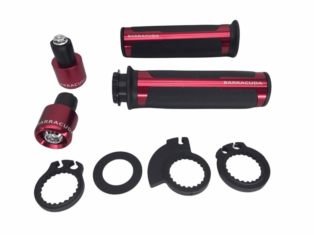 Barracuda Motosiklet Elcik Takımı Kırmızı