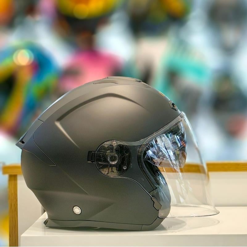 Beon B-203 Çenesiz Vizörlü Yazlık Kask FY01 Mat Siyah