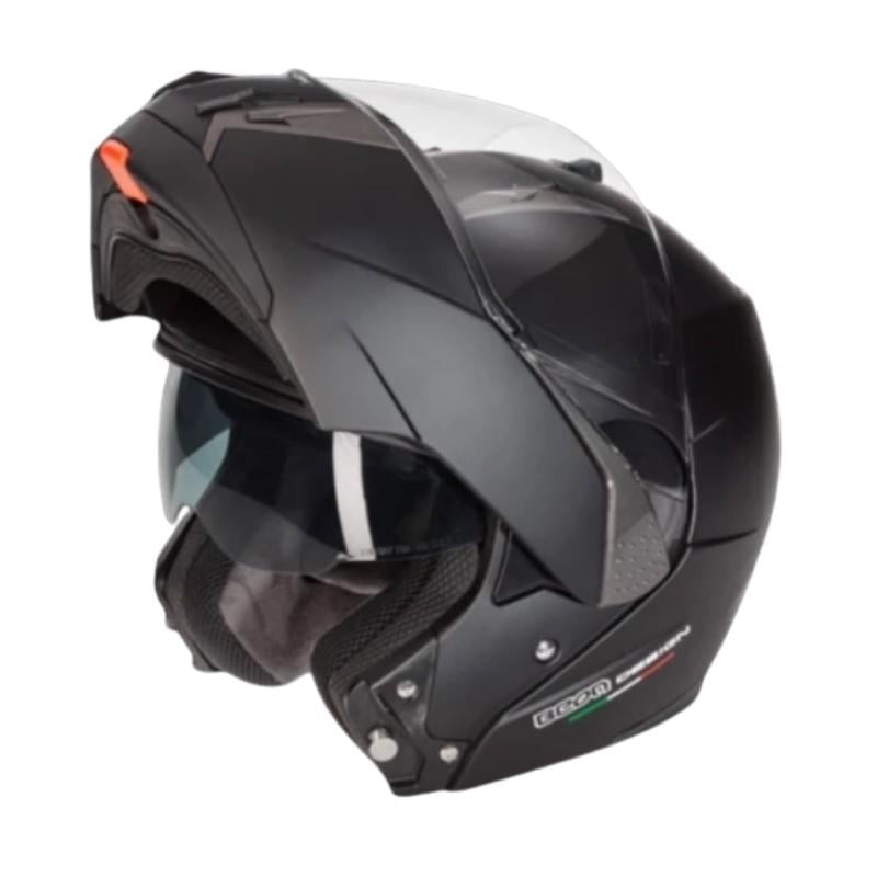 Beon B-700 Çene Açılır Vizörlü Kask Mat Siyah