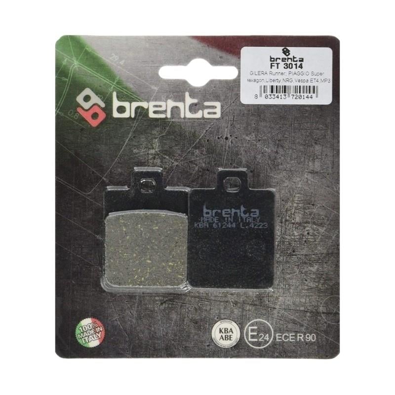 Brenta Organik Fren Balata Arka FT 3014 - SYM Fiddle III,Fiddle IV,Jet 4,Jet X,Symphony