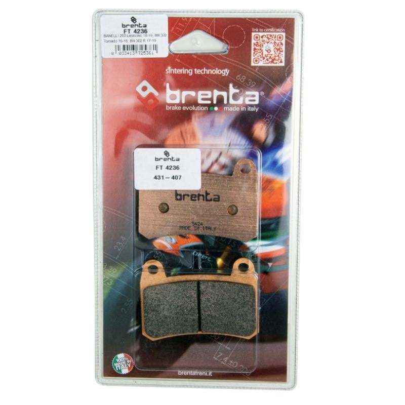 Brenta Sinterli Ön Disk Balata FT4236 - Benelli TNT 125,250,251,BN 251