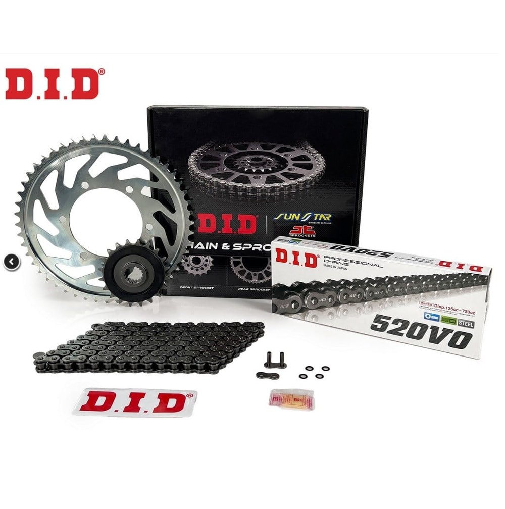 DID Çelik X-Ring Zincir Dişli Set (JT Dişli) - Yamaha YZF R25 (2015-2022)