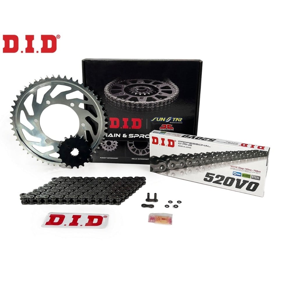 DID Çelik X-Ring Zincir Dişli Set (Sunstar Dişli) - Yamaha YZF R25 (2015-2022)