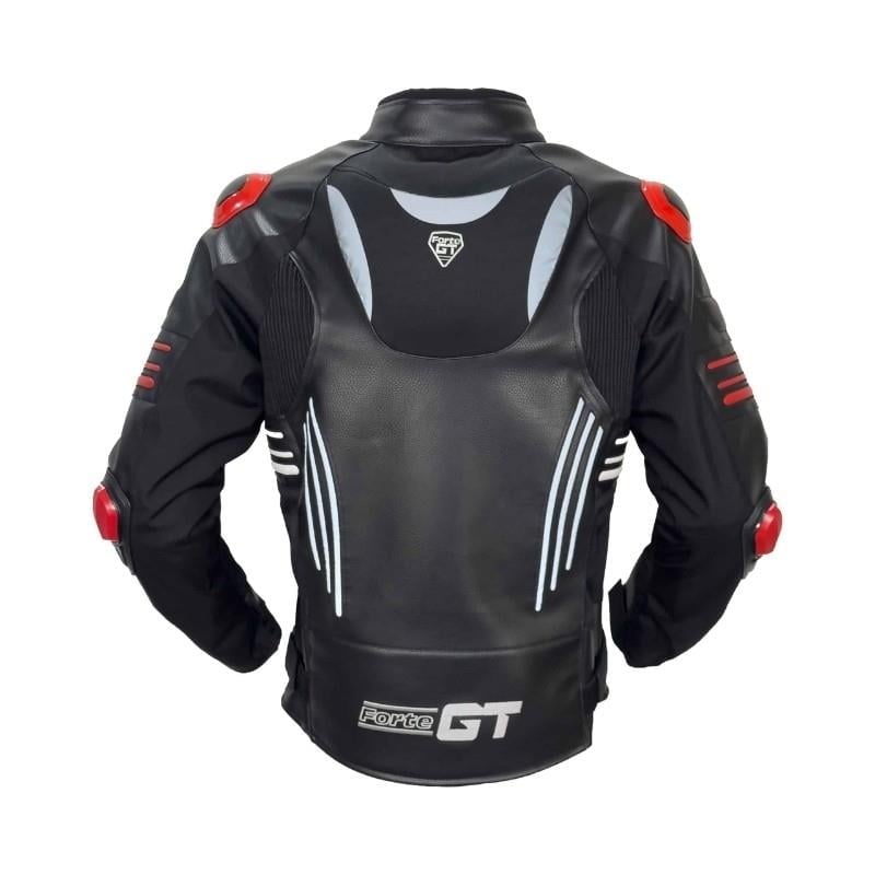 Forte GT Wind Pro Hörgüçlü Deri 4 Mevsim Motosiklet Montu Siyah