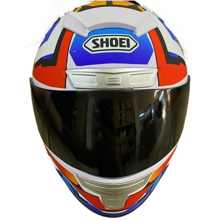 Gear5 Dekor Mini Kask Beyaz Grafik KD1