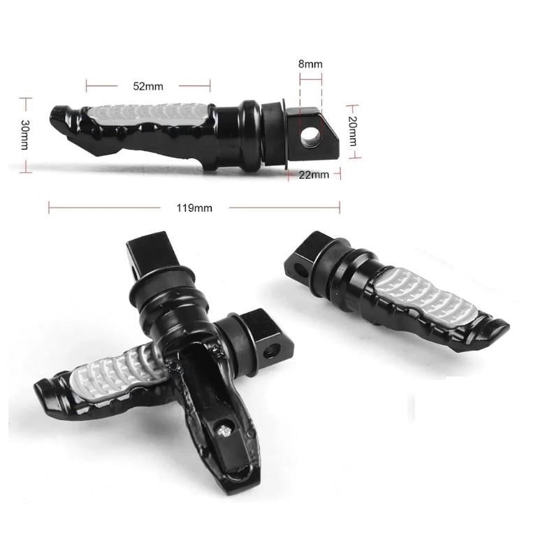 Gear5 Modifiye Arka Basamak Takım Alüminyum Gümüş Model-2