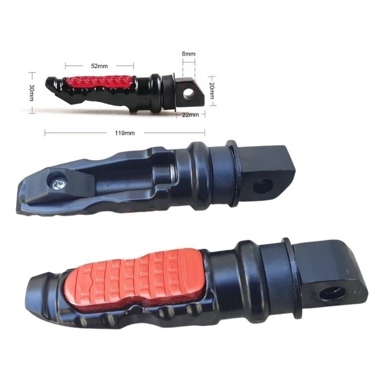 Gear5 Modifiye Arka Basamak Takım Alüminyum Kırmızı Model-2