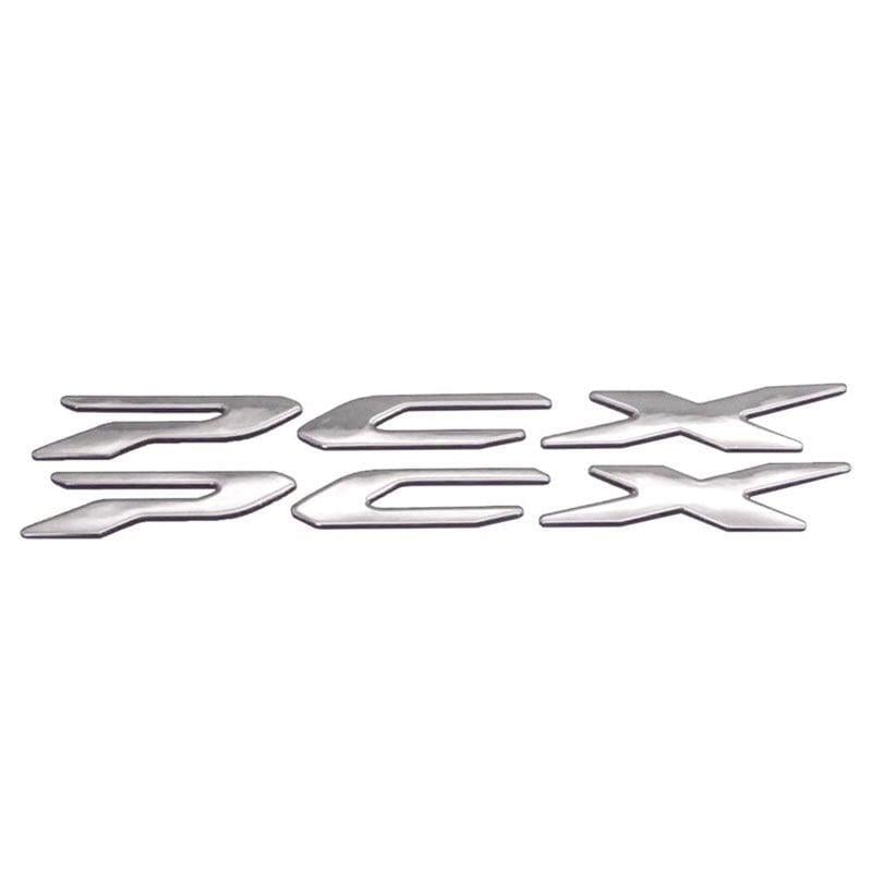 Gear5 Sele Altı Metal Yazı Seti Gri - Honda PCX