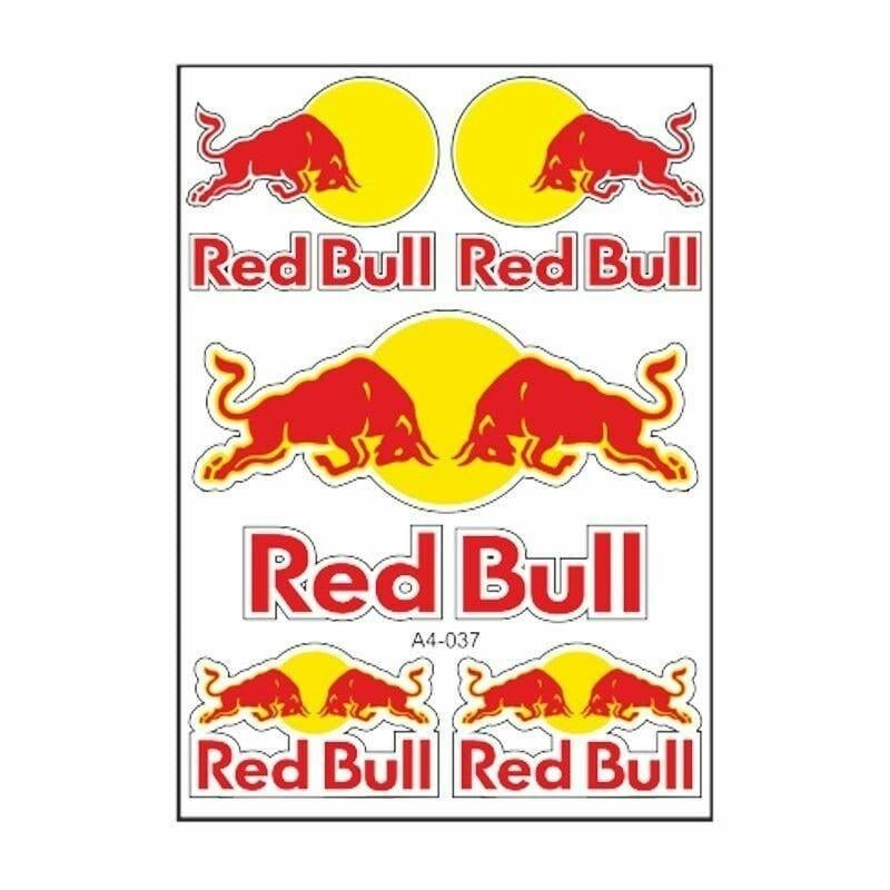 Gogo 037 A4 Redbull Tek Paket Çoklu Sticker