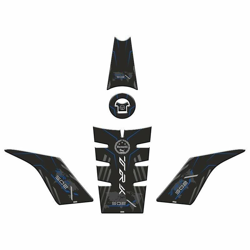 Gogo Benelli TRK 502 (2017-2024) Tank Pad Set 006 Mavi
