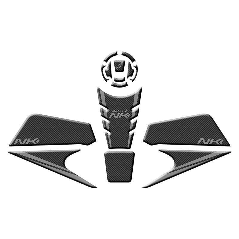 Gogo CF Moto NK 450 Tank Pad Set 002 Karbon/Gri