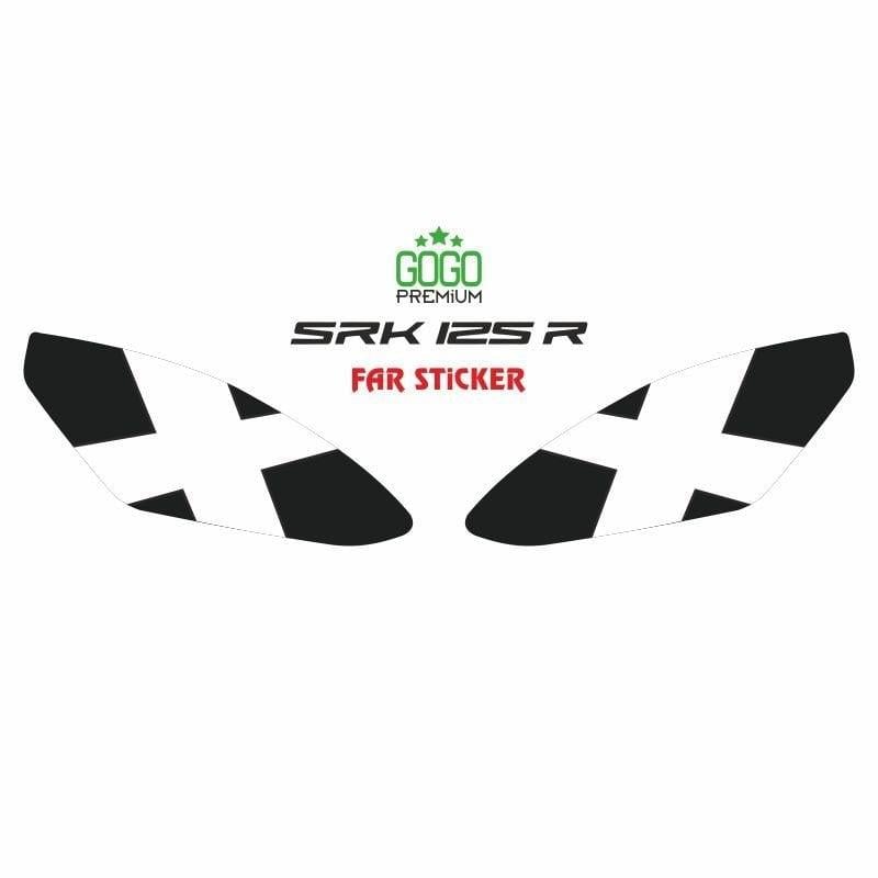 Gogo Far Sticker Beyaz X Desen - RKS SRK 250 R (2023-2025)