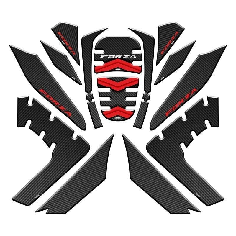 Gogo Honda Forza (2021-2024) Tank Pad Set 009