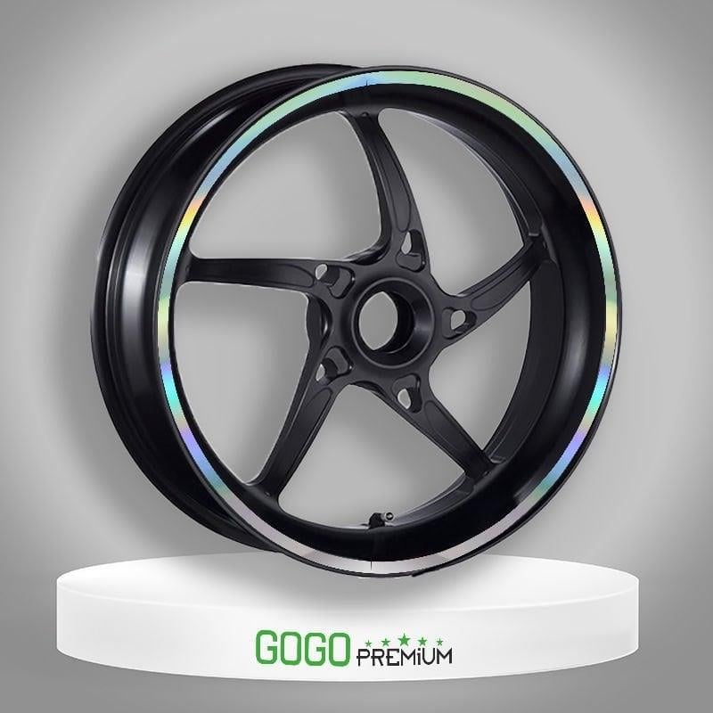Gogo Lüks Jant Şeridi Seti Hologramlı  (7cm x 7m)