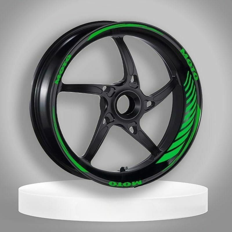 Gogo Reflektörlü Yeşil Üniversal Racin Şerit 009