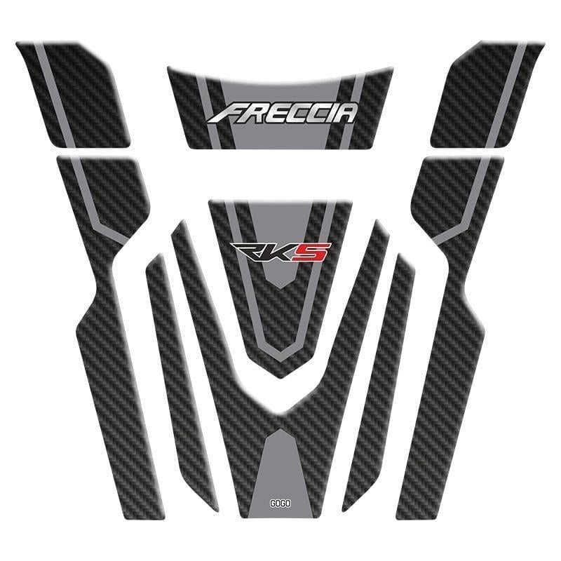 Gogo RKS Freccia 150 Tank Pad Set 002 Karbon/Gri