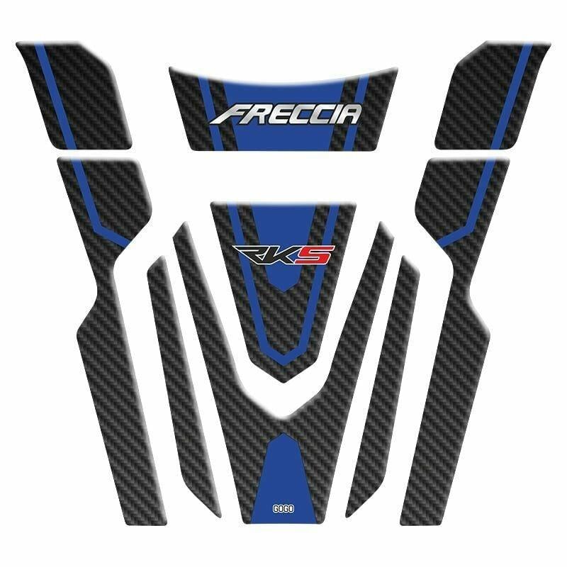 Gogo RKS Freccia 150 Tank Pad Set 007 Karbon/Mavi