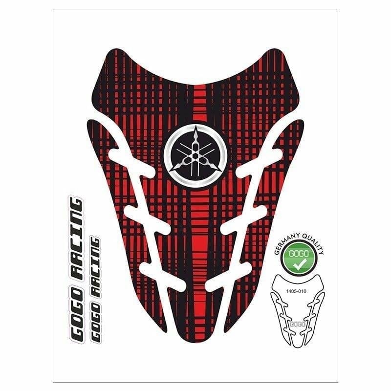Gogo Üniversal Tank Pad 05-010 Siyah Kırmızı Yamaha