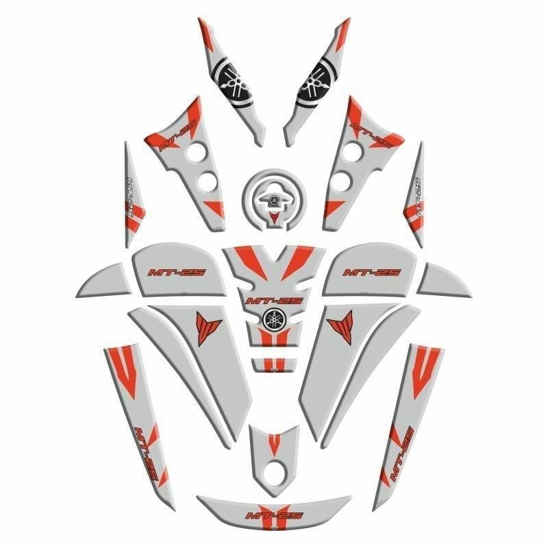 Gogo Yamaha MT25 (2020-2024) Full Tank Pad Set 008