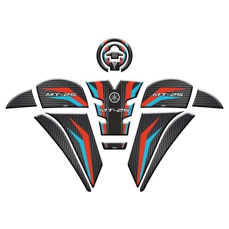 Gogo Yamaha MT25 (2020-2024) Tank Pad Set 010