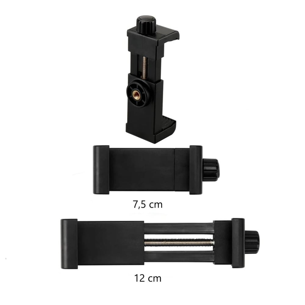 KNMASTER Kask Çene Yapıştırıcılı Telefon ve Aksiyon Kamera Tutucu Full Set