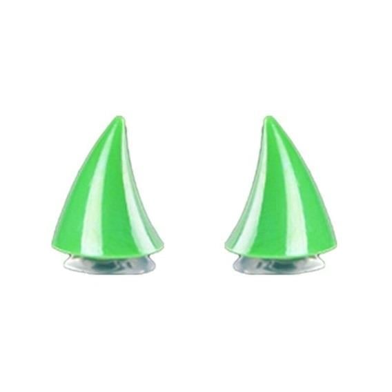 Motosiklet Kask Boynuzu Büyük Boy (7cm) Yeşil