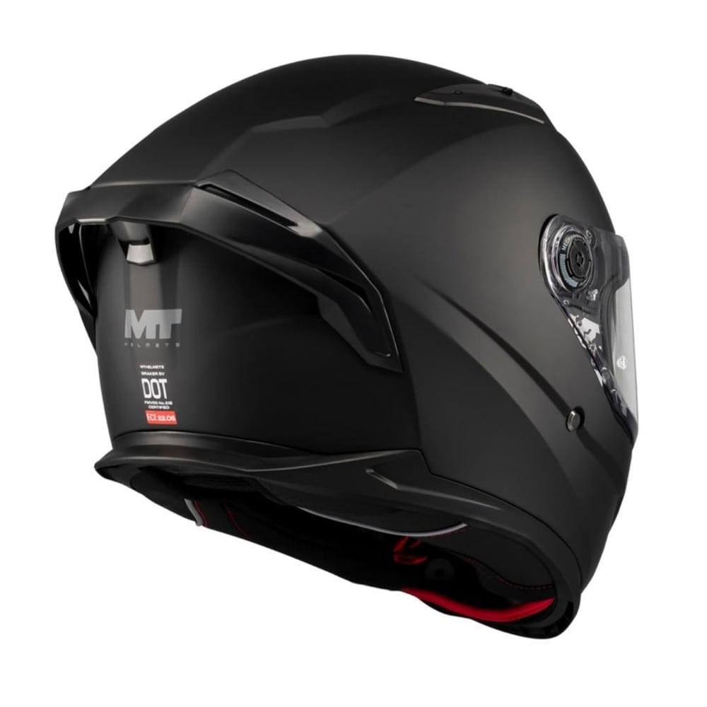 MT Braker SV FF128SV Pure A1 Mat Siyah Full Face Motosiklet Kaskı