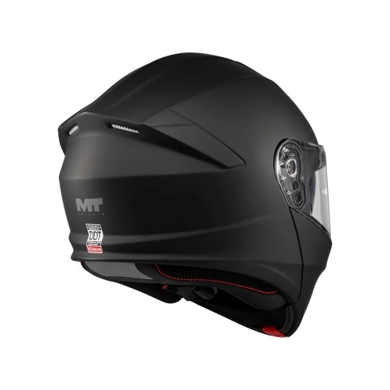 MT Genesis FU935SV Pure A1 Mat Siyah Çene Açılık Motosiklet Kaskı