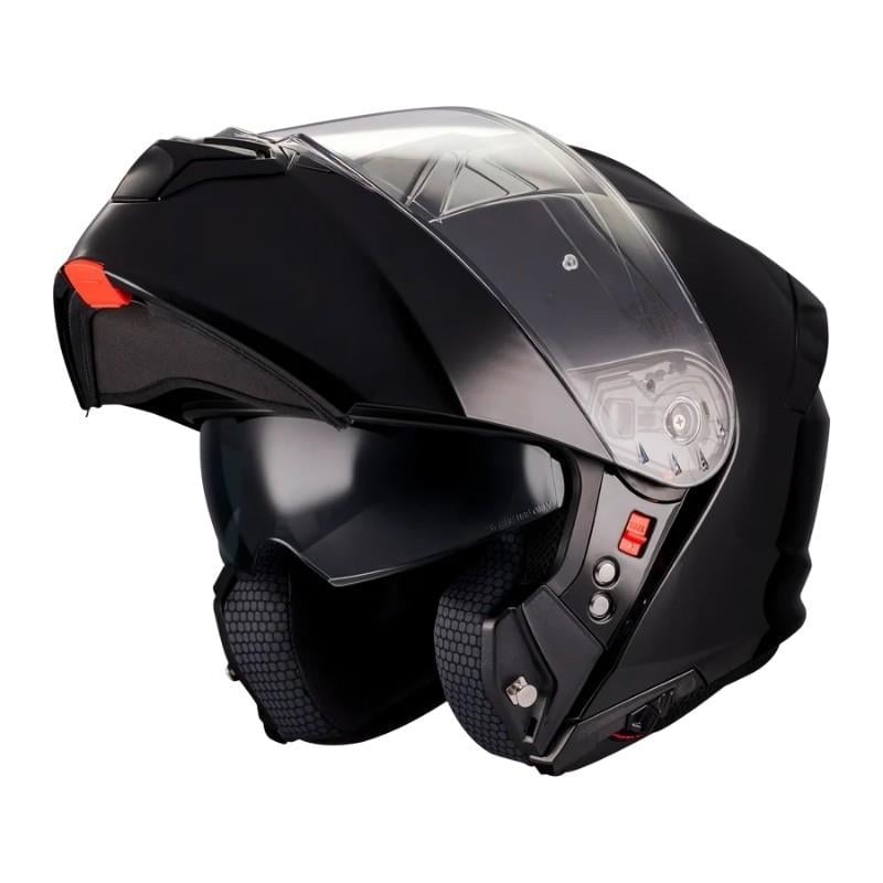 MT Genesis FU935SV Pure A1 Parlak Siyah Çene Açılık Motosiklet Kaskı