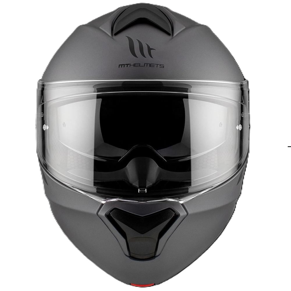 MT Genesis FU935SV Solid A2 Matt Titanium Çene Açılır Motosiklet Kaskı